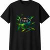 Jumping Spider In Nature Mens Womens T-Shirt Unisex Novelty Gift Tee Funny