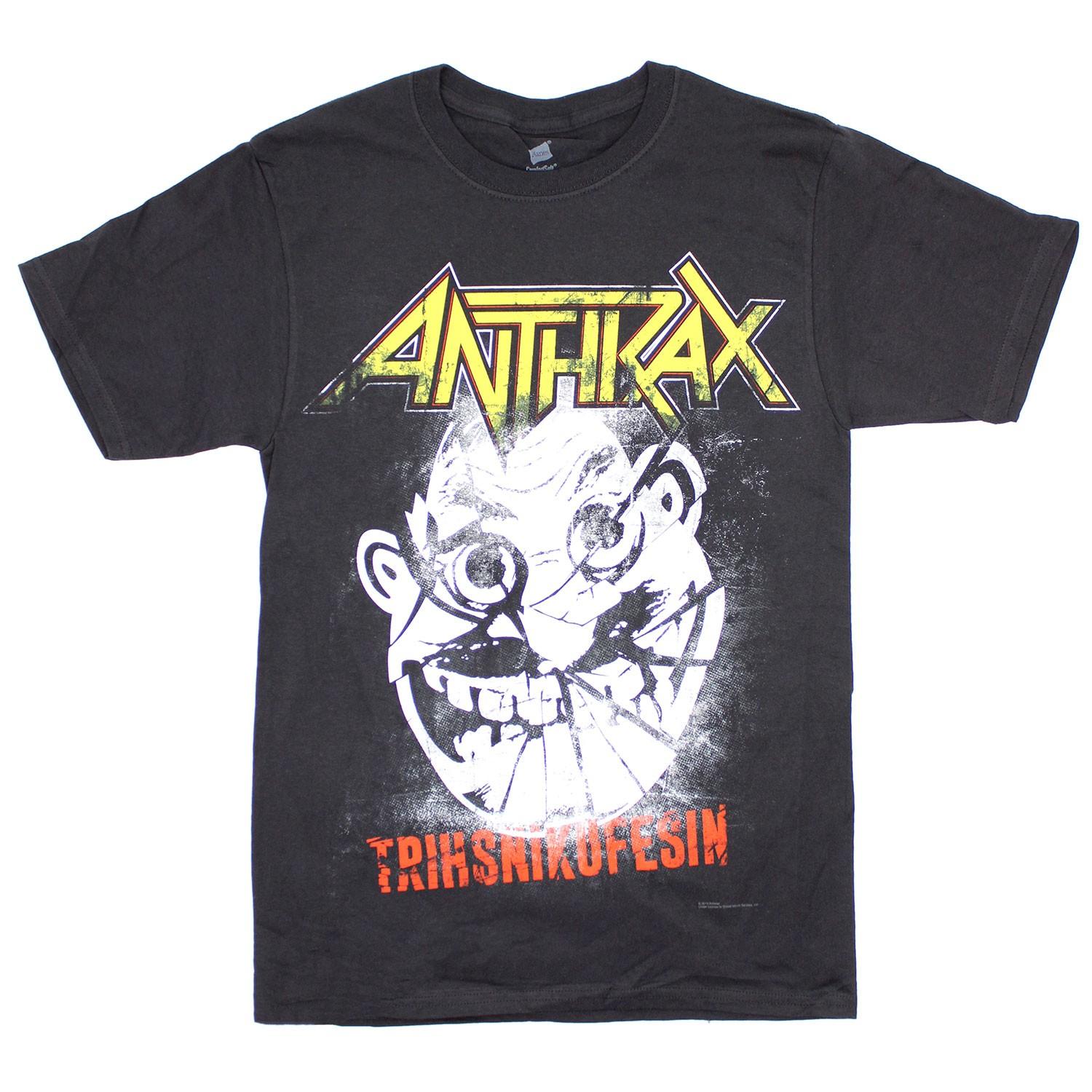 Men s Anthrax Cracked NOT Man 2015 Tee (D - NY) T-Shirt Mens Womens Tees Top Black S