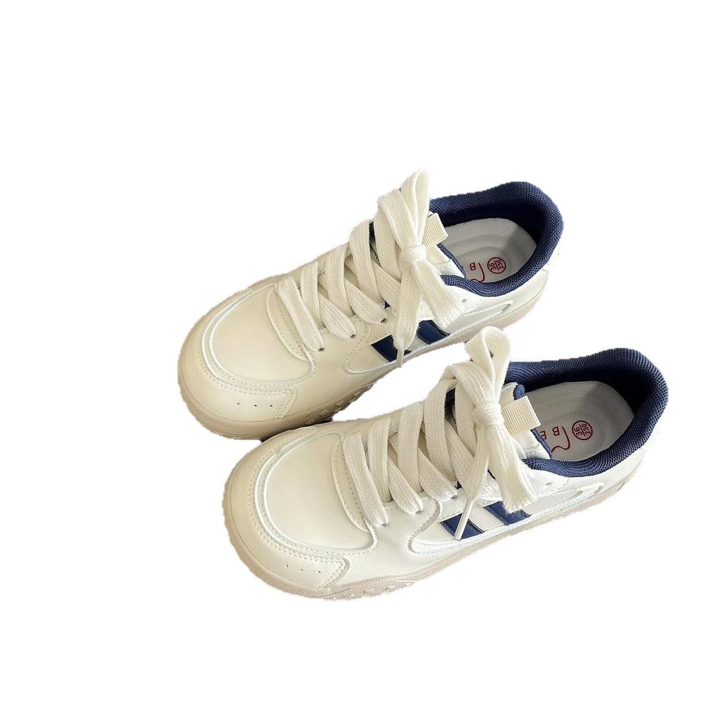 Student De Xun Women's Cute Ugly Skate Shoes - Chic Korean Style, Breathable Little White Sports Shoes for Autumn.