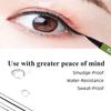 Waterproof Liquid Eyeliner Smudge-Proof & Transfer-Resistant Long-Lasting Appearance Green Eyeliner Black