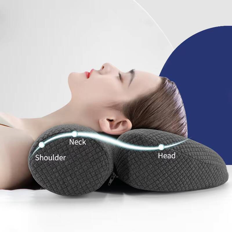 Neck Pain Relief Sleep Cervical Bed Memory Foam Pillow Memory Foam Pillow for Side Sleepers Ergonomic Orthopedic Bed Relief