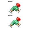 High-flow Water Pipe Valve Universal Interface Thread PPR Angle Valve Water Pipe Accessories