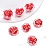 1pc/bag Christmas Series Glazed Colored Hand-Painted Beads DIY Bracelet Necklace Earrings Jewelry Accessories