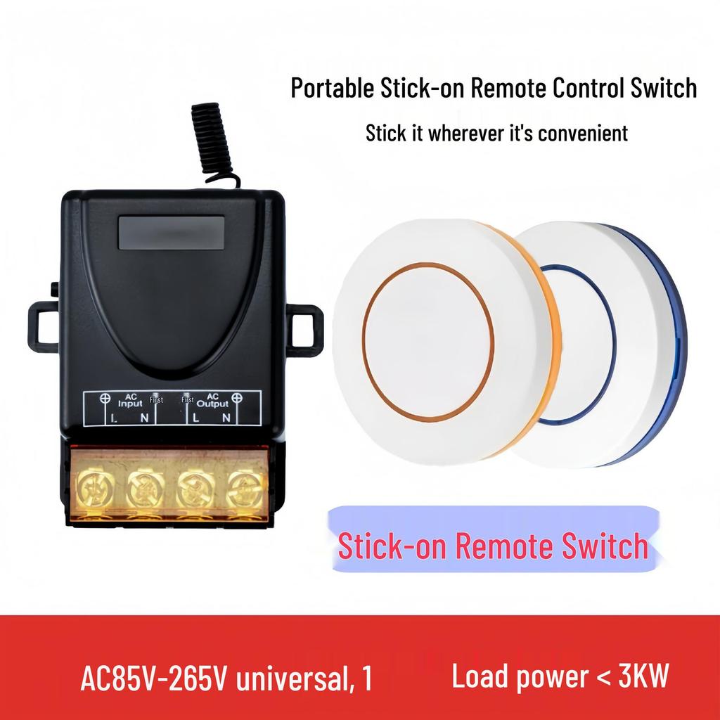 Wireless Remote Control Switch for 30A 220V Home Appliances