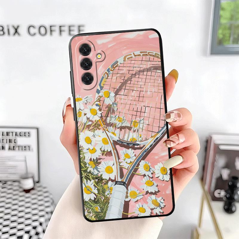 Tennis Sport Soft Phone Case for Samsung A17 A37 A57 A16 A26 A36 A56 A15 A25 A35 A55 A14 A24 A34 A54 A13 A23 A33 A53 A52 A12