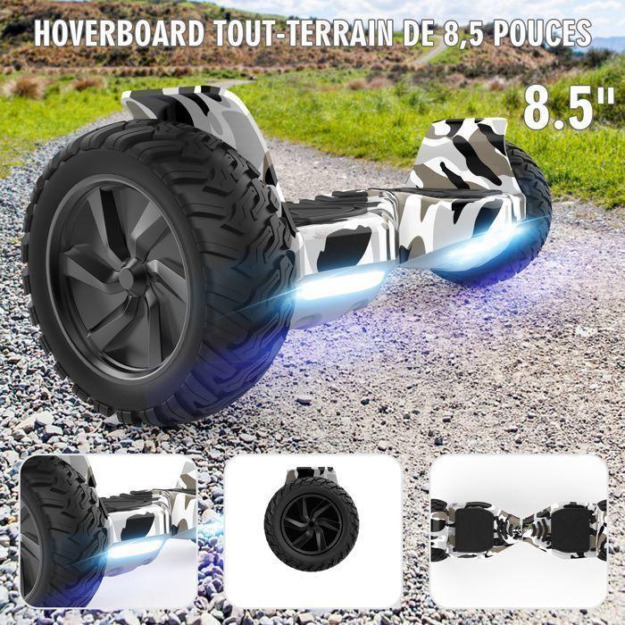 Hoverboard 8,5 tum Hummer Terräng LED Bluetooth med Kraftfull Motor Idealisk Gåva Kamouflage