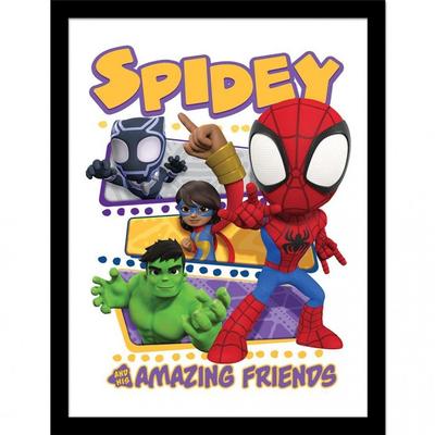 Spidey And His Amazing Friends Framed Poster