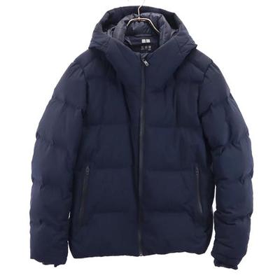 Parka din puf fără cusături L Bleumarin Bărbați Second-hand