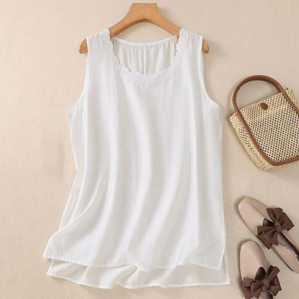 Women's Vest Fashion Casual T-shirt Tops Back Hollow Design Vest Sleeveless T-shirt Outer Wear Inner Wear Bottoming Sling