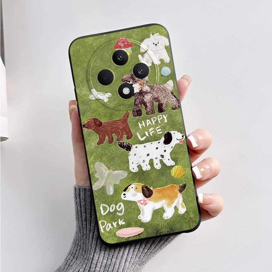 For OPPO Reno 12 FS 5G Case Bear Frog Silicone Soft Phone Cover for Oppo Reno 12 F Cases Reno12 FS Reno12FS 12 F 12F 12FS 4G 5G