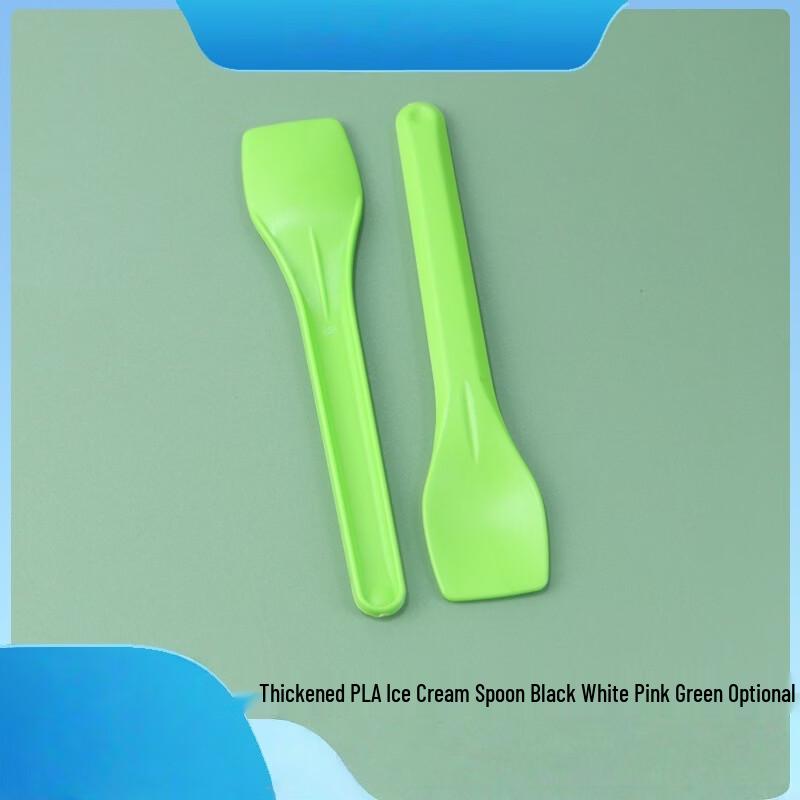 Abay Degradable Disposable Dessert Spoons