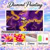 Minnesota Vikings 5D DIY Diamond Painting Custom Name Text, Full Drill Rhinestone Mosaic Art Home Gift