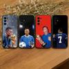 Football Star M-MbappeS-S Phone Case For Samsung S25,S24,S21,S22,S23,S30,Ultra,S20,Plus,Fe,Lite,Note,10,Black Cover