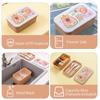 International Cartoon Bento Lunch Box - Large Capacity, Microwaveable, Fresh-Keeping with Compartments.