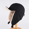 Unisex Winter Warm Fleece Lined Pilot Hat With Ear Protection Outdoor Cycling Cold Weather Use