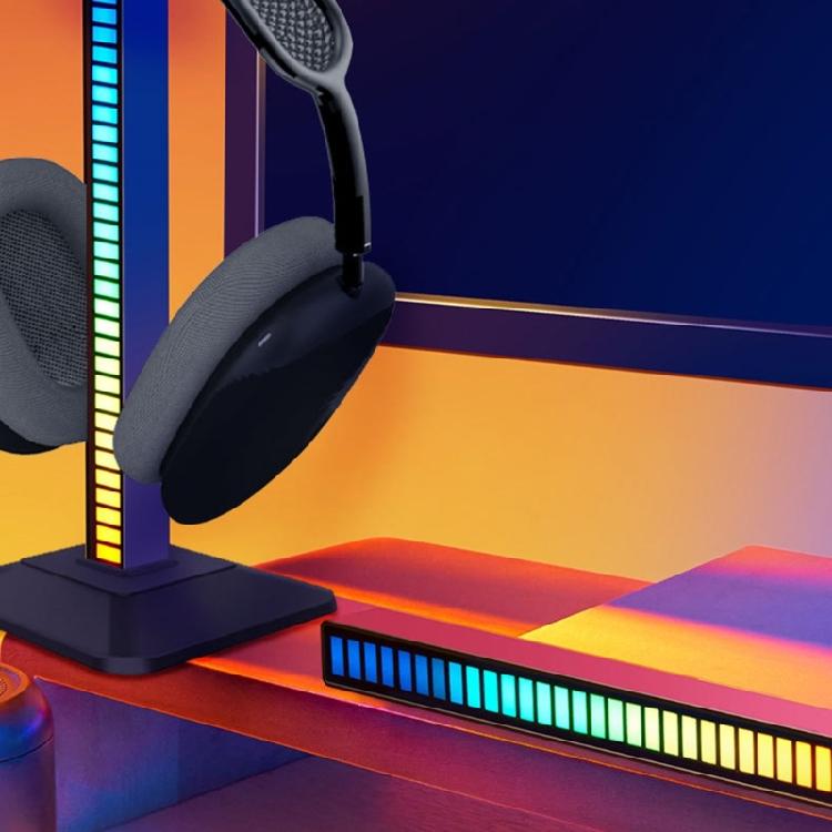 Headphone Stand Headset Holder Color RGB Lighting Showcase Headphones in Style