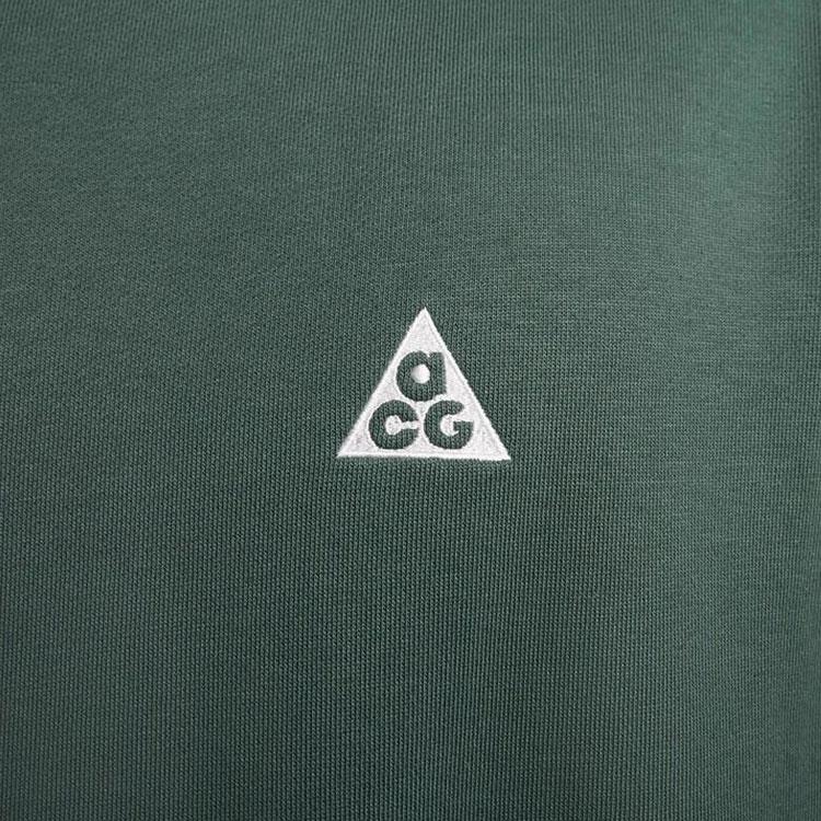 Nike ACG Therma-FIT Solid Logo Embroidery Fleece Pullover Sweatshirt Unisex Tops Green DX9612-338