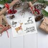Zestaw silikonowych stempli pieczątek świątecznych 5 arkuszy diy