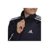 Adidas Essentials Striped Logo Print Solid Legend Ink Jacket Women Jacket H48444