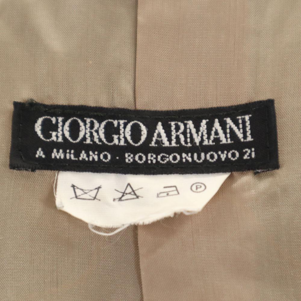 Giorgio Armani 90s Made In Italy Old Tailored Jacket 38 Beige Women Used