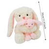 Handmade Bunny Doll Stuffed Toy Fluffy Parent Child Bear Stuffed Animals  Party Supplies