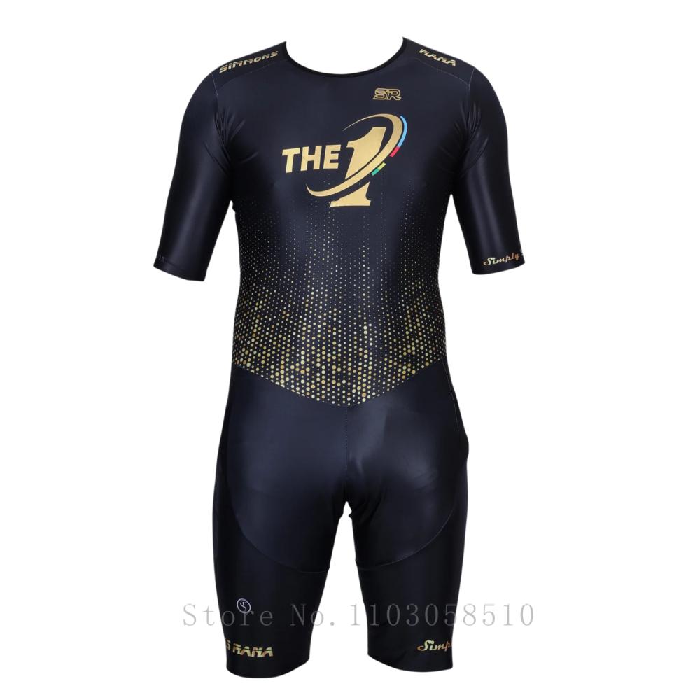 SR Skating Pro Clothing Team Skate Dump Racing Skinsuit Speed Inline Roller Skate Skinsuit Fast Skating Triathlon Ciclismo