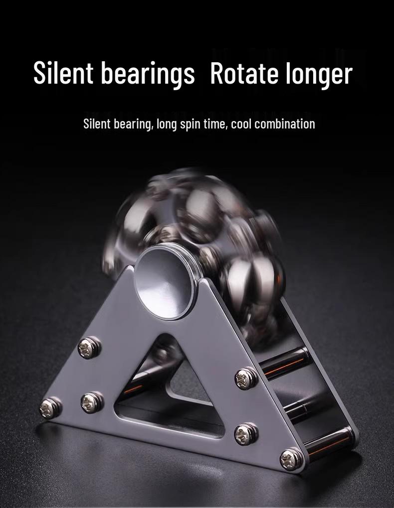 Ferris Wheel Fidget Spinner: Rotating Metal Decompression Toy & Desktop Ornament