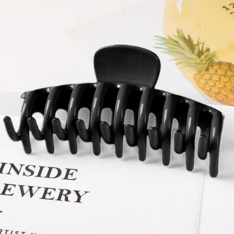 European & American Style Geometric Hair Claw Clip - Large Dragon Bone Design