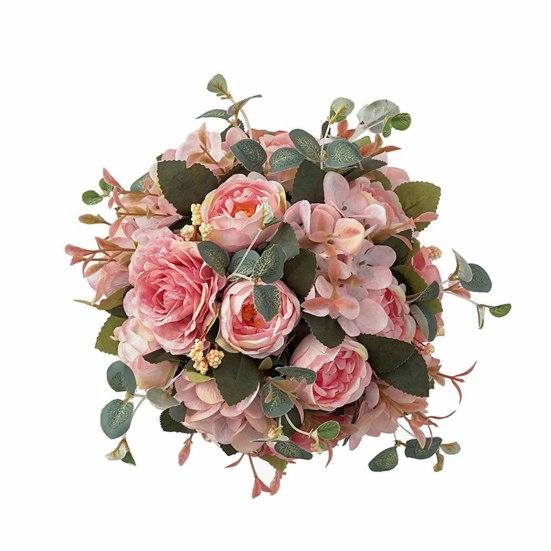 Portable Lightweight Fashion Versatile Reusable Artificial Rose Flower Ball Hanging Flower Ball