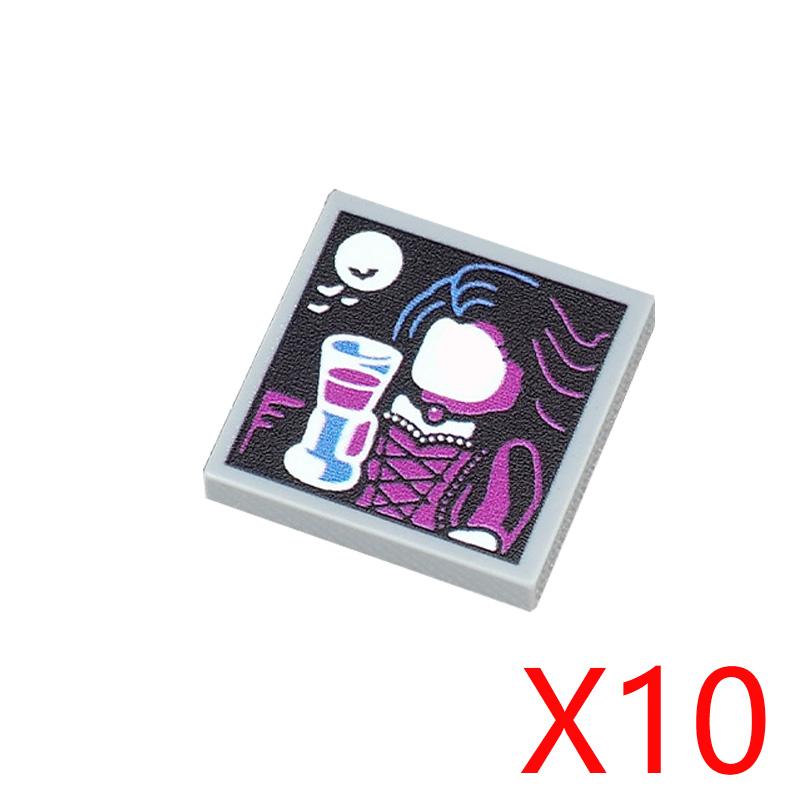 Scene Model Printing Accessories Building Blocks Dashboard Screen Keyboard Mouse Control Buttons Mini Compatible Brick Toy N08