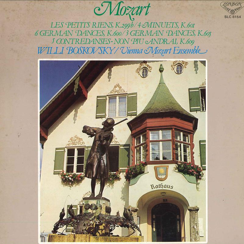 

LP Record WILLI BOSKOVSKY(COND.)/VIENNA MOZAR - Les Petits Riens/Mozart SLC8154 LONDON 1979 Japan Obi Classical Used