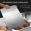 304 stainless steel cutting board double-sided food grade cutting board for kitchen thickened household Antibacterial
