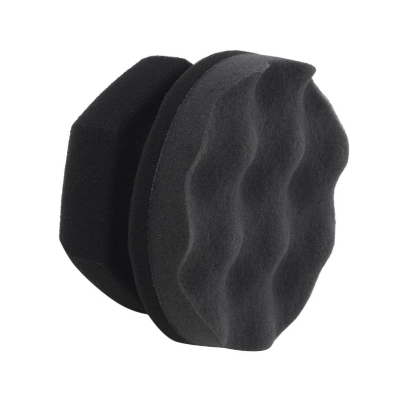 

1PC Auto Tire Dressing Applicator Pads Reusable Car Tire Shine Applicator Polishing Sponge Pads for Most Vehicles S чорний