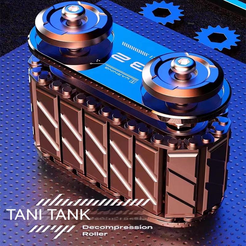 Tank Roller Fidget Spinner EDC Metal Hand Spinner Adult Fidget Toys ADHD Tool Anxiety Stress Relief Toys Office Desk Toys