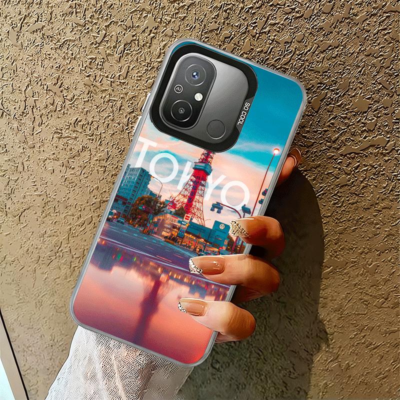Osaka Tokio Japan Landschaft Stoßfeste Handyhülle für Xiaomi Poco X7 X6 X5 X3 Pro F7 Ultra M8 Redmi 15C 15 14C 13C 12C 10C 13 12 1