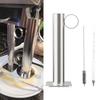 Maple Syrup Hydrometer Test Cup Measure Sugar Content Stainless Steel Equipment Accurate Design for Syrup Supplies