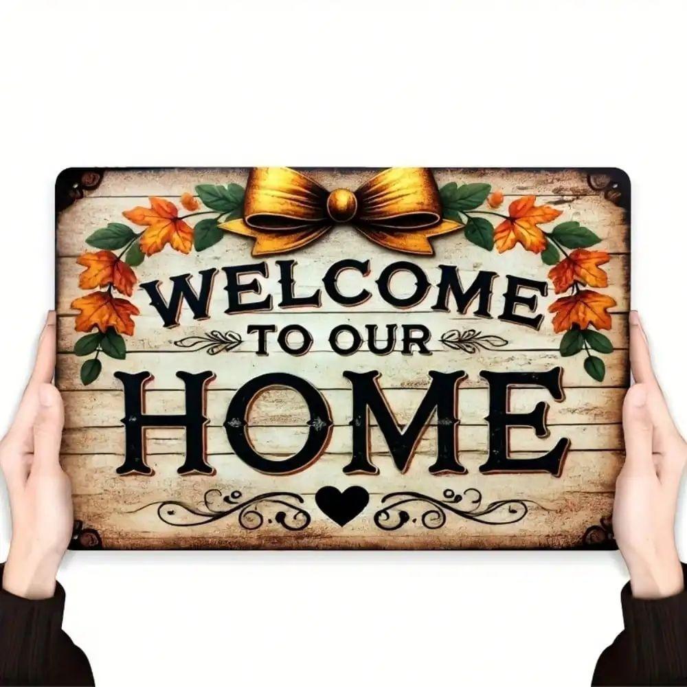 Vintage Metal Tin Sign Plaque Retro Wall Art Home Decor Living Room 20x30 cm