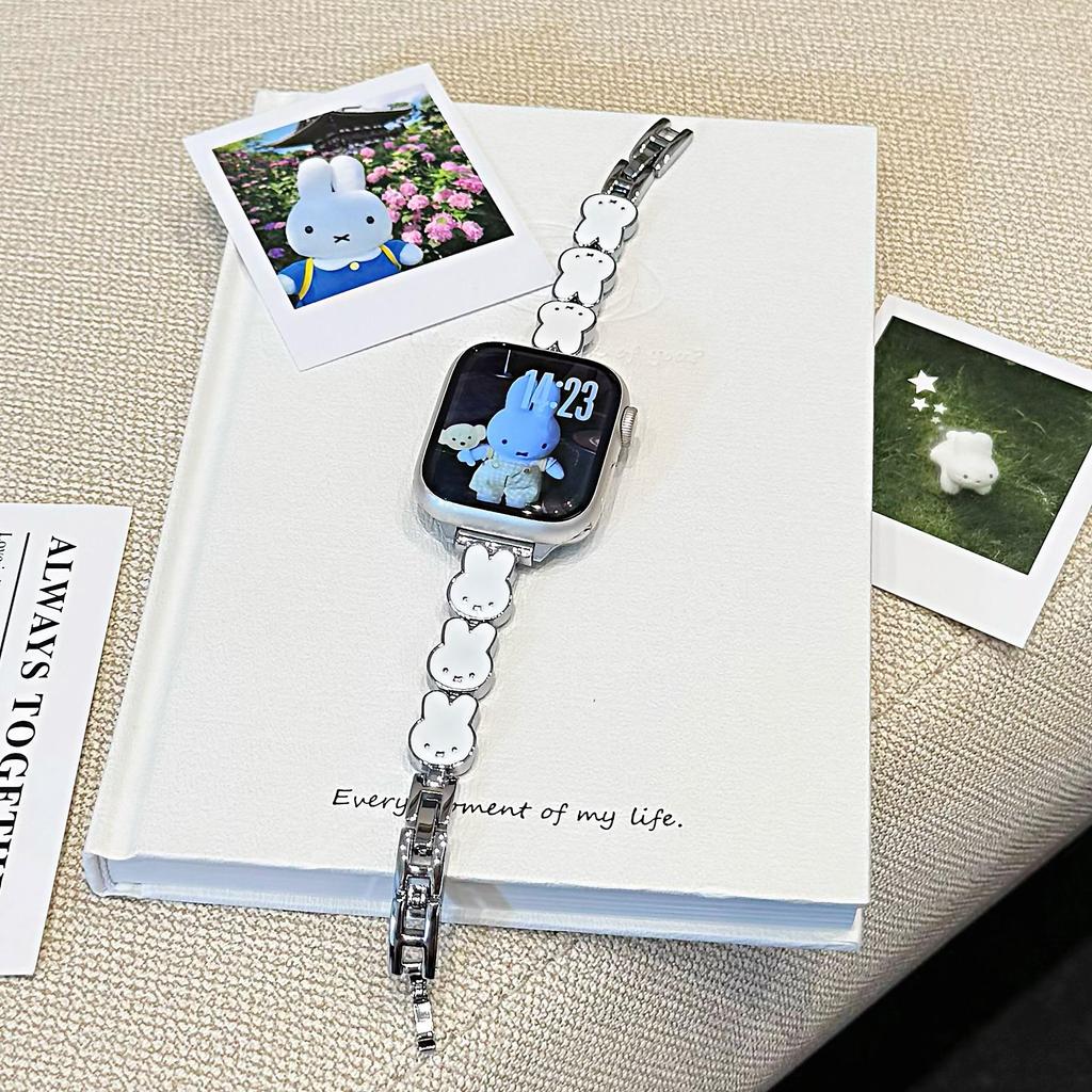 Compatible Rabbit Watch Band for iWatch 1098SE, Huawei GT5, Xiaomi 89Pro