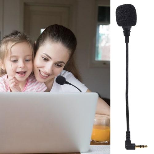 Small helmet microphone, flexible microphone replacement, portable headphone microphone, dynamic microphone replacement, 3.5mm microphone replacement,