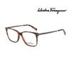 Salvatore Ferragamo Eyeglass Frames SF2877 068 Square Horn-rimmed Glasses for Women and Men