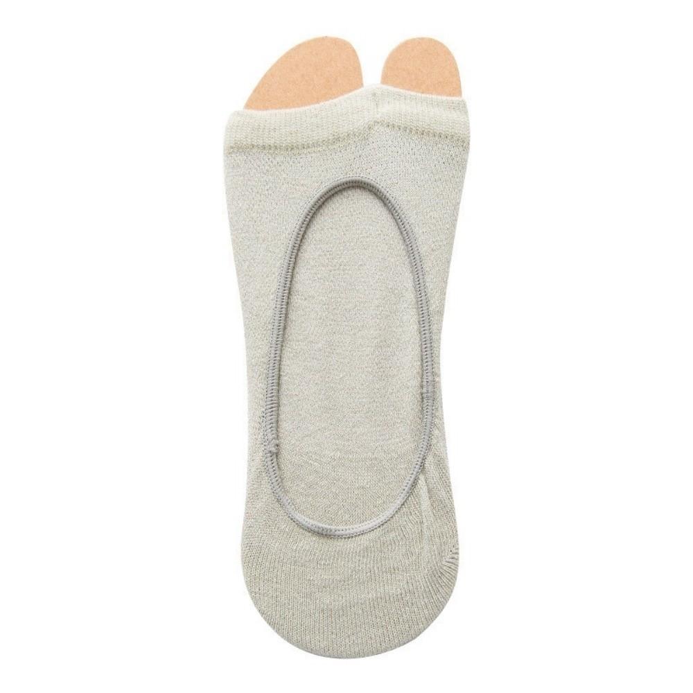 Breathable Two Toe Socks Shallow Mouth Boat Socks Elegant Open Toe Socks High Heels