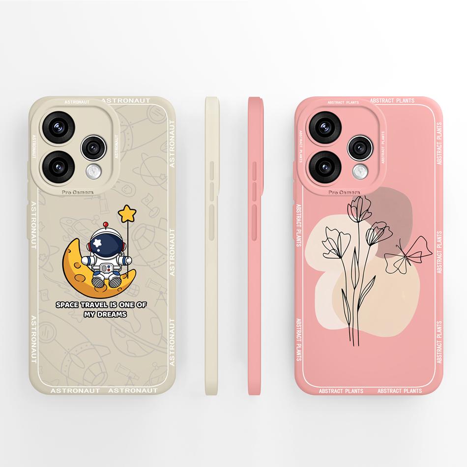 Case For Oppo Reno 15 Pro Mini 15C 15F Cute Panda Liquid Silicone High Quality Phone Back Cover For Oppo Reno15 Couple Funda