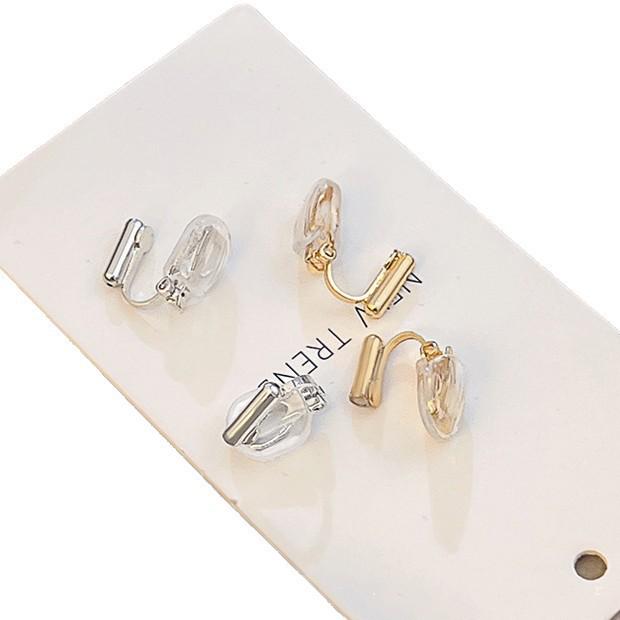 Adjustable Geometric Ear Clip Converters for Women - No Piercing Required