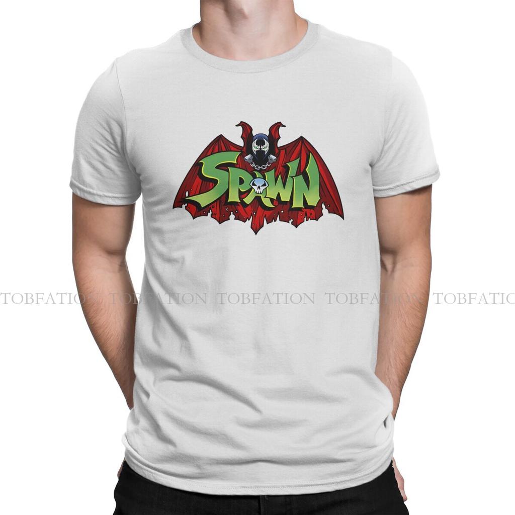 T-shirt SpawnBat da Uomo Spawn Fumetti Top Maglietta Originale 100% Cotone Stampata Larga Regalo Creativo