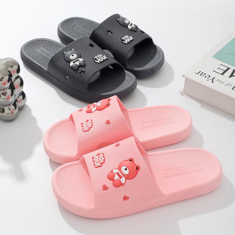 Ciabatte estive semplici da donna, pantofole morbide da casa da uomo, sandali antiscivolo da bagno per coppia, scarpe comode da esterno per la spiaggia per adulti