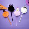 Halloween Gel Pen - Black Cat Spider Ghost Pumpkin Fur Round Gel Pen Creative Prank Stationery for Children