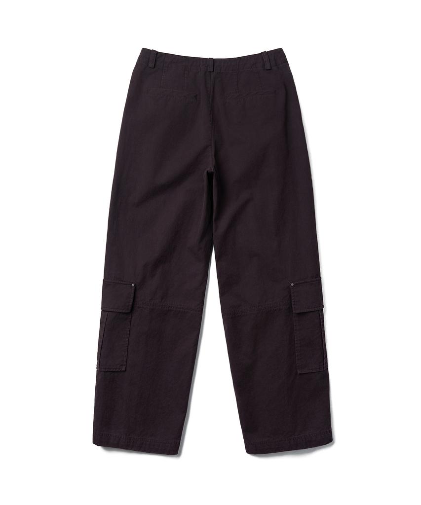 TTUDEMENT Washed Utility Pants_Purple