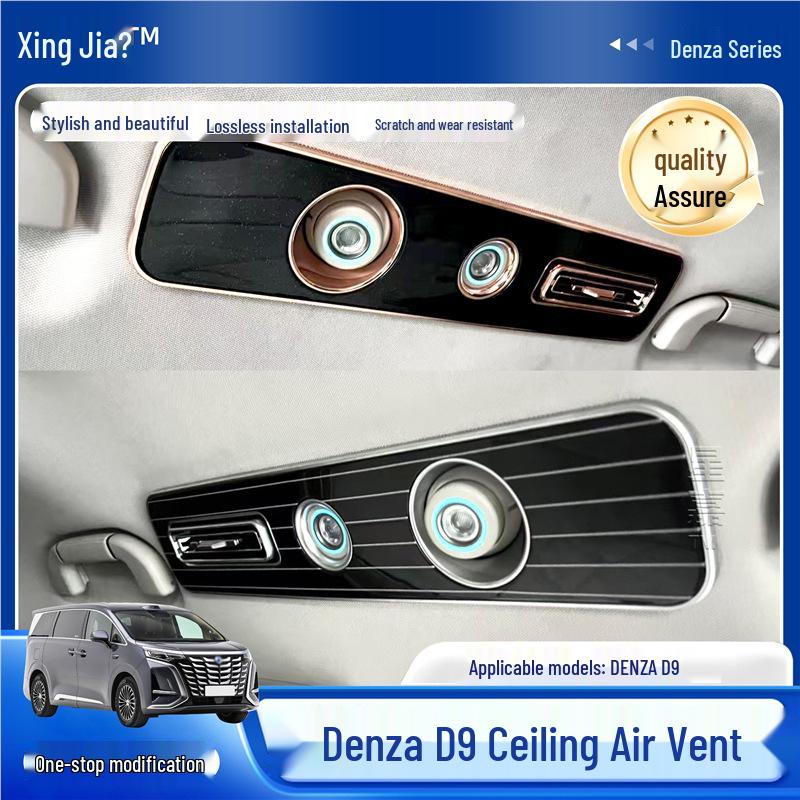 Denza D9 Rear Ceiling Air Vent Upgrade with Lights Single Air Vent (Specify Left or Right)