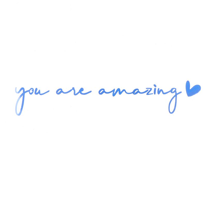 

You Are Amazing Car Mirror Stickers Rearview Mirror Adhesive Rearview Decal For Men Women Drivers Car Interior Sticker