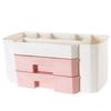 Influencer Cosmetics Dustproof Storage Box - Women's Desktop Drawer Organizer for Skincare and Dressing Table.